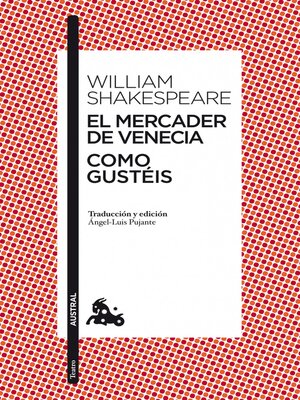 cover image of El mercader de Venecia / Como gustéis
